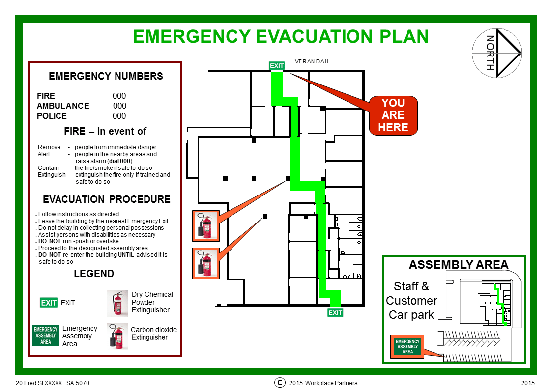 exit routes emergency action plans ppt